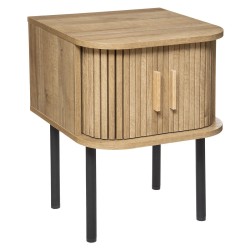 Table de chevet 2 portes en bois