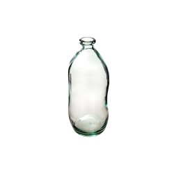Vase bouteille H.35 cm en verre