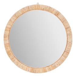 Miroir D.60 cm en rotin